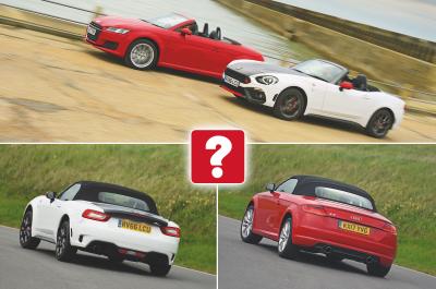 Used test: Abarth 124 Spider vs Audi TT Roadster 