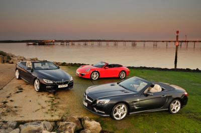Used test – sublime soft-tops: BMW 6 Series vs Mercedes-Benz SL vs Porsche 911