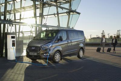 Transit Custom PHEV Plugged In