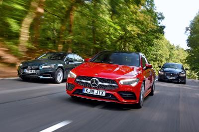 2019 Mercedes CLA vs Audi A5 Sportback vs Jaguar XE