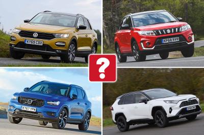 Volkswagen T-Roc, Suzuki Vitara, Volvo XC40, Toyota RAV4