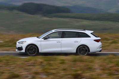 2023 Cupra Leon Estate Long Term left panning