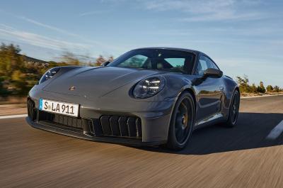 2024 Porsche 911 driving front