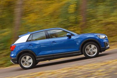 Audi Q2 driving