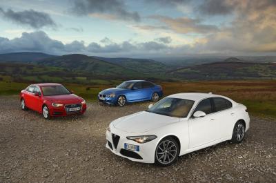 New Alfa Romeo Giulia vs Audi A4 vs BMW 3 Series