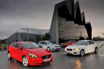 Used test: BMW 1 Series vs Lexus CT200h vs Volkswagen Golf vs Volvo V40