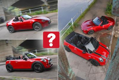 New Mini Convertible vs Mazda MX-5 RF
