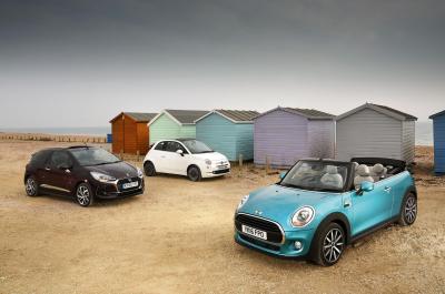 DS 3 Cabrio vs Fiat 500C vs Mini Convertible