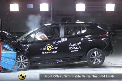 New Nissan Leaf earns five-star Euro NCAP safety rating