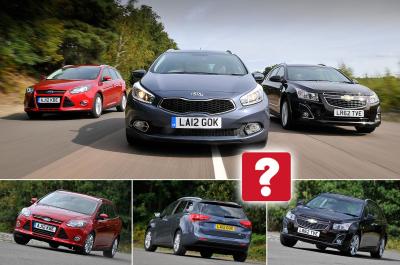 Used Ford Focus Estate vs Kia Cee’d SW vs Chevrolet Cruze SW