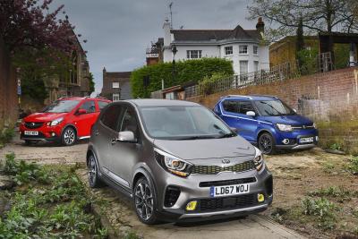 New Kia Picanto X-Line and Vauxhall Viva Rocks vs Suzuki Ignis
