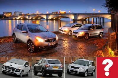 Used SUVs tested: Nissan Qashqai vs Peugeot 3008 vs Skoda Yeti
