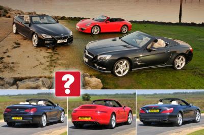 Used Mercedes SL vs BMW 6 Series Convertible vs Porsche 911 Cabriolet