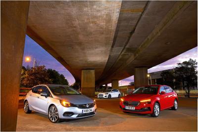 New Vauxhall Astra vs Ford Focus vs Skoda Scala