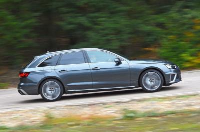 Audi A4 Avant driving