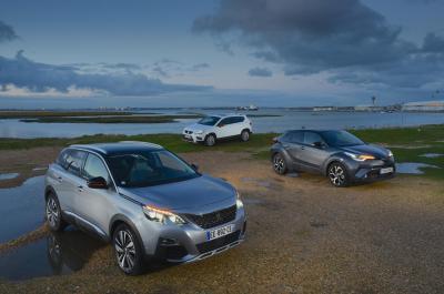 Peugeot 3008 vs Seat Ateca vs Toyota C-HR