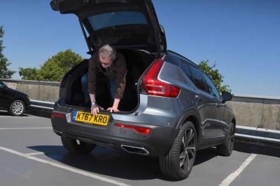 Long-term Volvo XC40 climbing out of boot