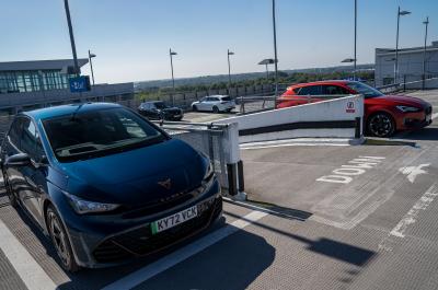 CUPRA Born front in car park