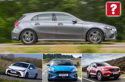 Mercedes A-Class, Toyota Corolla, Ford Focus, Volvo XC40
