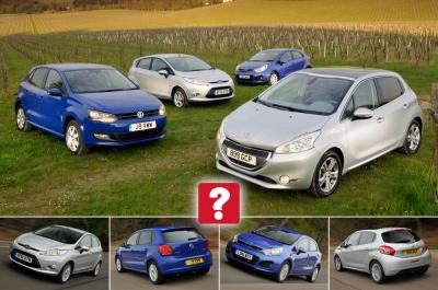 Used Ford Fiesta vs Volkswagen Polo vs Peugeot 208 vs Kia Rio