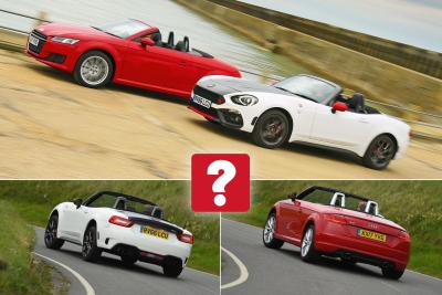 New Abarth 124 Spider vs Audi TT Roadster
