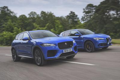 New Jaguar F-Pace SVR vs Alfa Romeo Stelvio Quadrifoglio