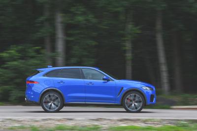 Jaguar F-Pace driving
