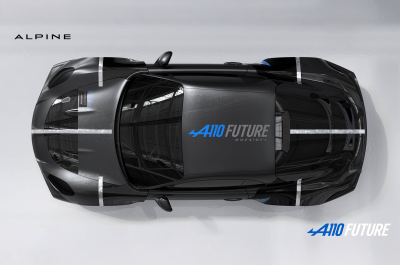 Alpine A110 Future prototype top view