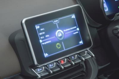 Alpine A110 infotainment