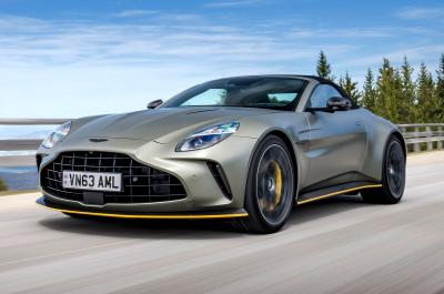 Aston Martin Vantage Roadster front left driving