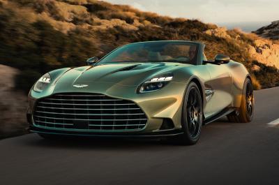 Aston Martin Vanquish Volante front driving