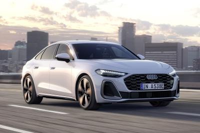 Audi A5 PHEV hatchback front driving