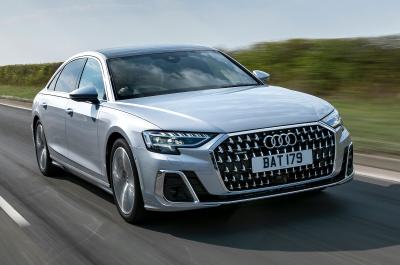 Audi A8 front right driving