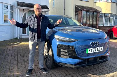 Audi Q6 e-tron front, parked