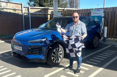 Audi Q6 e-tron charging speeds