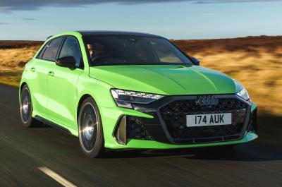 Audi RS3 front right driving