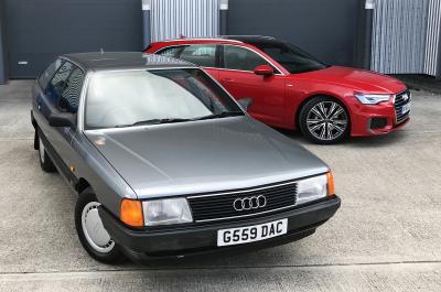 Audi 100 Avant with Audi A6 Avant