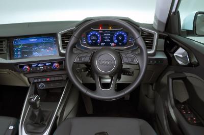 Audi A1 dashboard - white 19-plate car