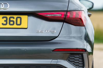 Audi A3 2022 taillight and boot badge