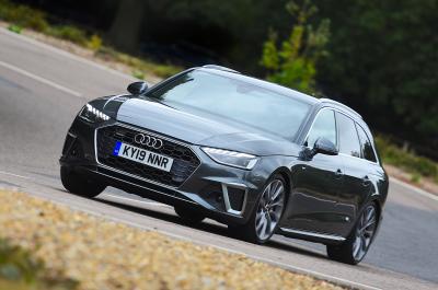 Audi A4 Avant front cornering