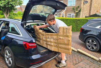 Audi A6 Avant 2024 long-term review loading boot