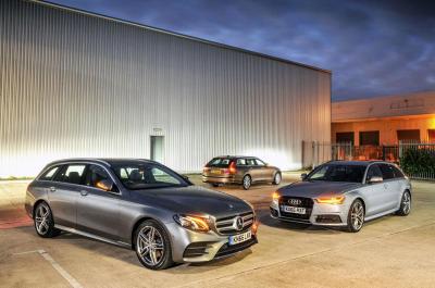 Audi A6 Avant vs Mercedes E-Class Estate vs Volvo V90