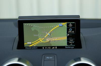 Audi S1 infotainment screen