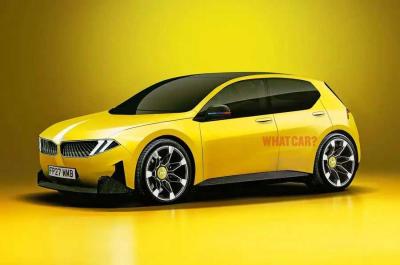 2027 BMW 1 Series family car rendering front