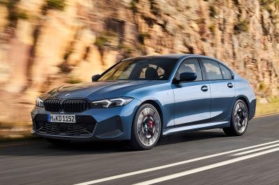 2024 BMW 3 Series saloon driving front