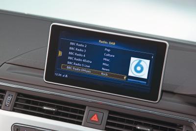 Audi A4 infotainment