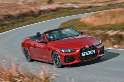BMW 4 Series Convertible front cornering