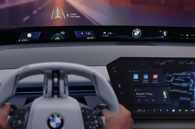 BMW iDrive interior demonstration