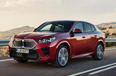 2024 BMW iX2 driving front
