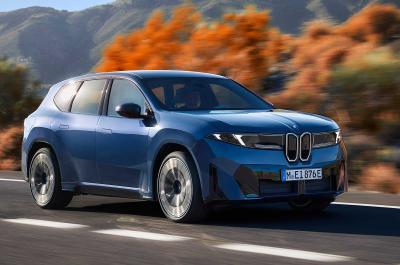 BMW iX3 front driving